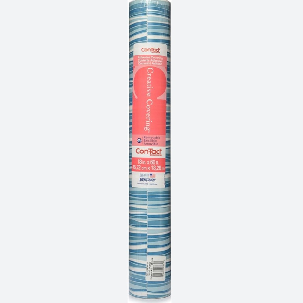 New! Con-Tact Brand Creative Covering, Self-Adhesive Shelf Liner 18'' x 60',